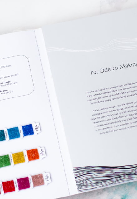 &Make shade card inside cover