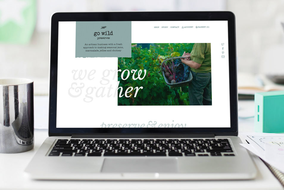 Go Wild Preserves website